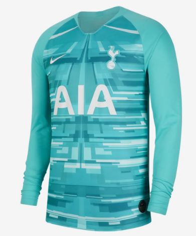 2019-20 Tottenham Hotspur Long Sleeve Goalkeeper Blue Soccer Jersey Shirt